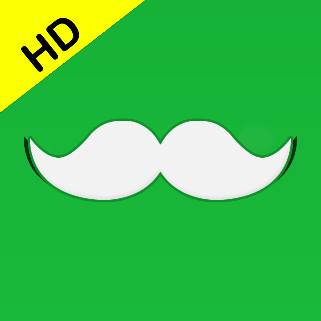 Mustache Me - Funny Face Decorating Game (HD) icon