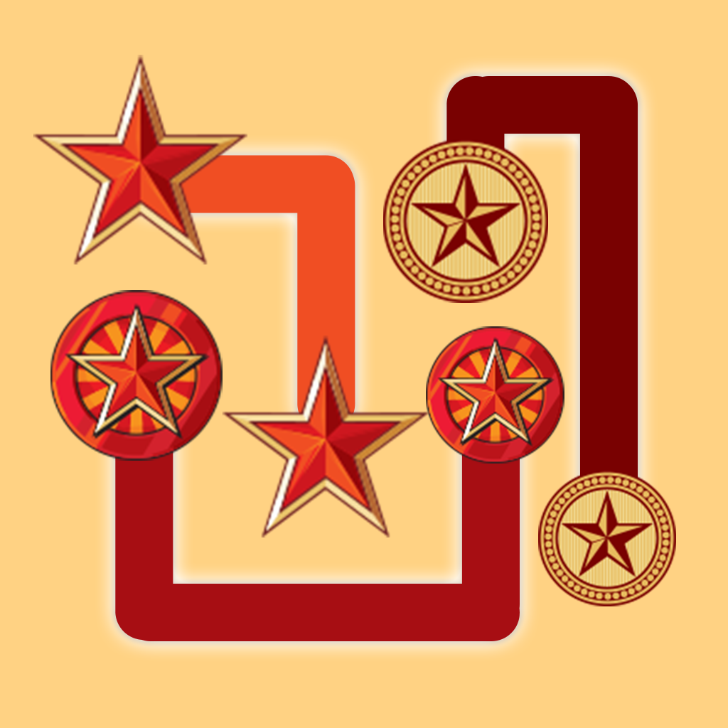 A Star Flow Free Puzzle Game - Match and Connect the Star Pairs icon
