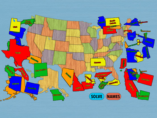 App Shopper: United States Map Puzzle (Education)